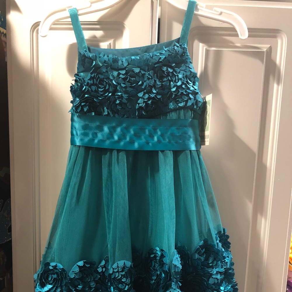 COPY - Bonnie Jean Girls Green Dress